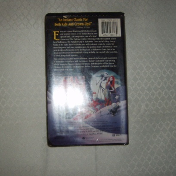 VHS Tape Nightmare Before Christmas Tim Burton - Picture 2 of 3